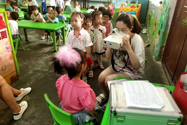 市妇幼保健院开展儿童视力筛查活动